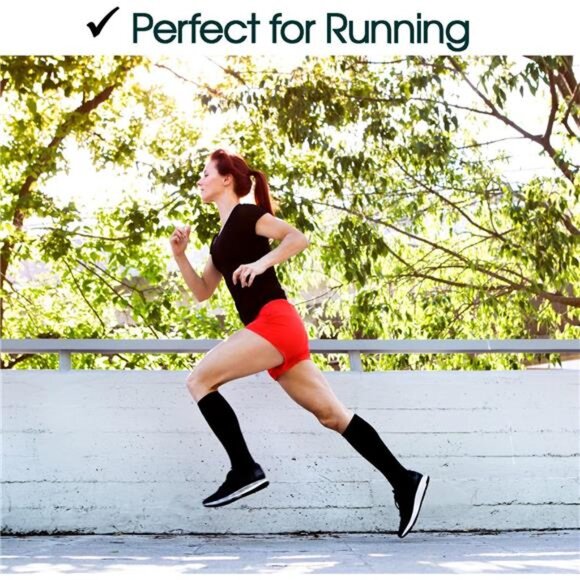 Cotton Compression Socks for Women & Men. 15-20 mmHg Graduated - Picture 5 of 7